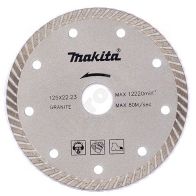 Алмазный круг по граниту Turbo 125х20/22,23 мм MAKITA (B-28058)