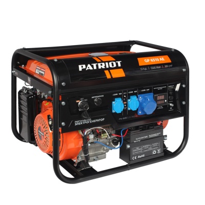 Генератор бензиновый Patriot GP 6510AE