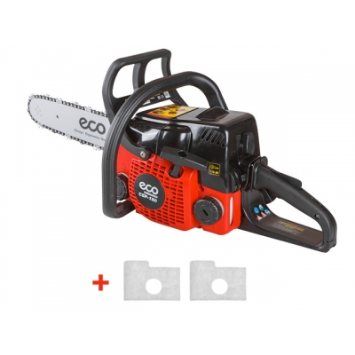 Бензопила ECO CSP-150 АКЦИЯ + Фильтр воздушный CSP-023 ECO (2шт) (1.50 кВт, 2.0 л.с., 31.8 см3, вес 4.9 кг)