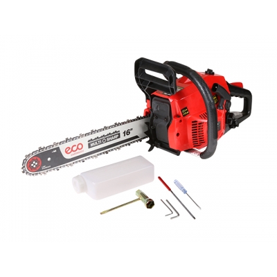 Бензопила ECO CSP-164 шина 40 см (16"), 3/8" LP, 1.3 мм, 57 зв. (1.60 кВт, 2.2 л.с., 38 см3, вес 6 кг)