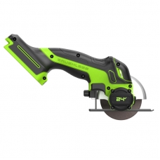 Угловая шлифмашина Greenworks GD24UCSK4 24V (76 мм) аккумуляторная, с АКБ 4 А/ч и ЗУ