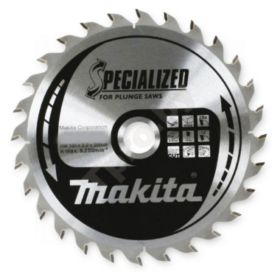 Пильный диск 165x20 мм Z28 MAKITA (B-31550)
