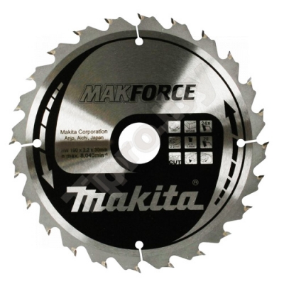 Пильный диск MAKFORCE 210x30 мм Z24 MAKITA (B-43670)