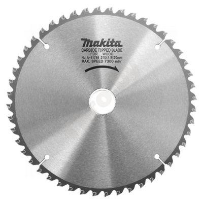 Пильный диск по дереву 210x30 мм Z48 MAKITA (A-81789)