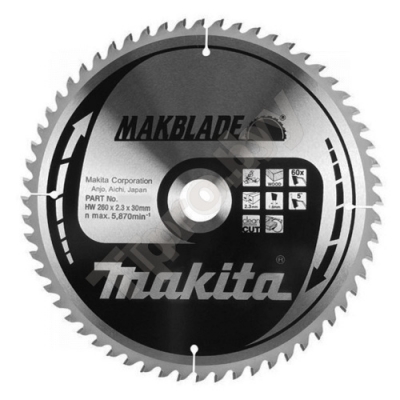 Пильный диск MAKBLADE 190x20 мм Z48 MAKITA (B-35271)
