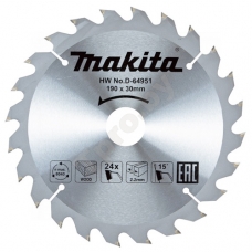 Пильный диск Standard 190x30 мм Z24 MAKITA (D-64951)