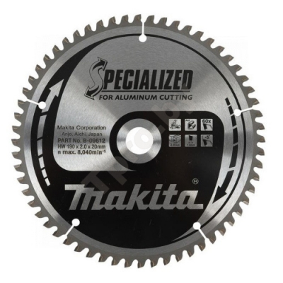 Пильный диск для алюминия 190x20 мм Z60 MAKITA B-35368 (B-09612)