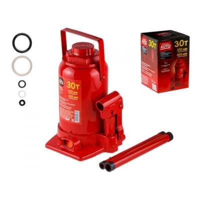 Домкрат гидравлический 30т бутылочный 255-405мм STARTUL AUTO (ST8018-30)