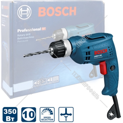 Дрель безударная GBM 6 RE Professional BOSCH (0601472600)