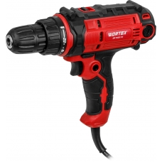 Дрель-шуруповерт WORTEX DR 1025-1 D в кор. 300 Вт, 50 Нм, 2 скор., быстрозажимной патрон: 10 мм