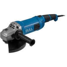 Двуручная углошлифмашина BULL WS 2303 в кор. 2200 Вт, 230 мм, 6600 об/мин, пылезащ., 4м кабель