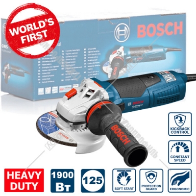 Угловая шлифмашина GWS 19-125 CI Professional BOSCH (060179N002)