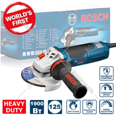 Угловая шлифмашина GWS 19-125 CIE Professional BOSCH (060179P002)