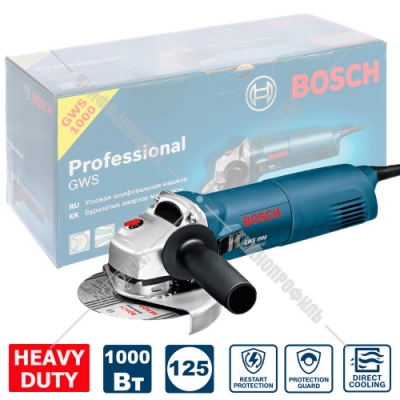 Угловая шлифмашина GWS 1000 Professional BOSCH (0601828800)
