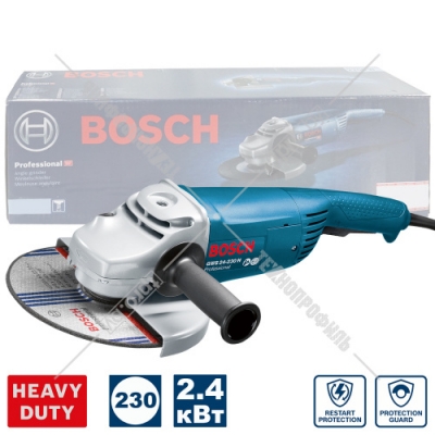 Угловая шлифмашина GWS 24-230 H Professional BOSCH (0601884103)