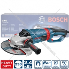 Угловая шлифмашина GWS 24-230 LVI Professional BOSCH (0601893F00)
