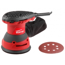 Эксцентриковая шлифмашина WORTEX RS 1245-1 AE в кор. (320 Вт, 125 мм, 6000-14000 кол/мин, регул. об.)