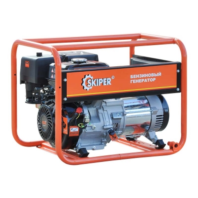 Электростанция SKIPER LT9000ЕJ-1 (6,5кВт, 1х380В/16А, 1х220В/16А/2кВт макс)