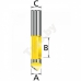 Фреза для выборки заподлицо 6x19x46/6 мм MAKITA (D-09335)