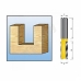 Фреза пазовая 4x10x47/6 мм MAKITA (D-09226)