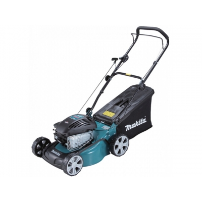 Газонокосилка бензиновая MAKITA PLM 4120 N (2.7 л.с., шир.41 см, выс. 20-75 мм, мульчир. стальн. корпус, травосборник 50 л)