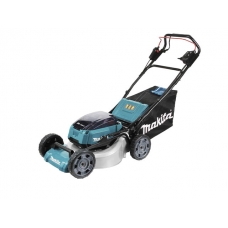 Газонокосилка аккумуляторная MAKITA DLM 462 Z (18.0 В, самоход., шир. 460 мм, выс. 20-100 мм, пластм. корпус, мульчир., траосборн)