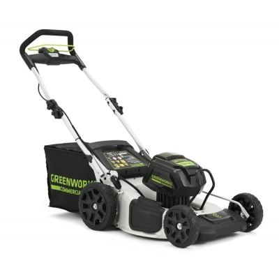 Газонокосилка аккумуляторная Greenworks GD82LM51, 82V, 51 см, с 1хАКБ 5 А.ч. и ЗУ