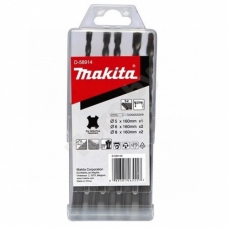 Набор сверл SDS-plus 5x160/6x160x2/8x160x2 (5 шт) MAKITA (D-58914)