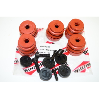 Комплект амортизаторов китайской бензопилы 4500/5200 расширенный