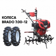 Культиватор BRADO GT-1600SX + колеса BRADO 7.00-12 (комплект)