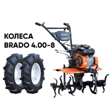 Культиватор SKIPER SP-700S + колеса BRADO 4.00-8 (комплект)