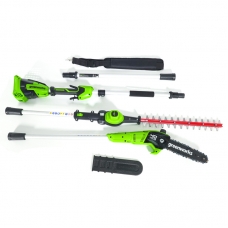 Высоторез-Кусторез 2в1 Greenworks G40PSHK4 40V (51 см / 25 см) аккумуляторный, с АКБ 4 А/ч и ЗУ