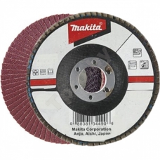 Лепестковый шлифкруг 125x22,23 мм P60 (плоский) MAKITA (D-28341)