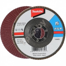 Лепестковый шлифкруг 125x22,23 мм P60 (плоский) MAKITA (D-27296)