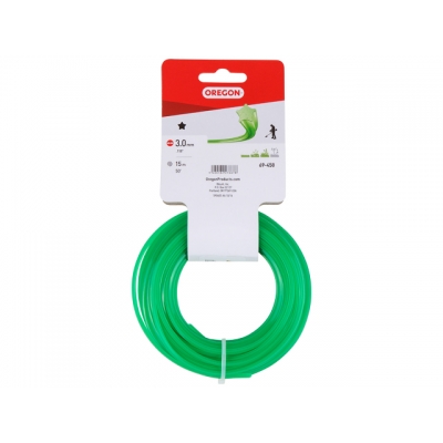 Леска ф 3.0 мм х 15 м "звездочка" сеч. OREGON