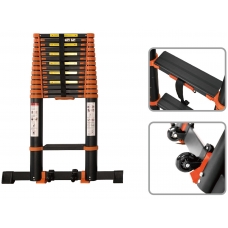 Лестница телескопическая 1-секц. алюм. 350см, 9 ступ. 8,5кг BLACK LINE STARTUL (ST9931-035)
