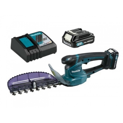 Аккум. кусторез MAKITA UH 201 DWA (12.0 В, 1 акк., 2.0 А/ч, Li-Ion, длина ножа 200 мм, шаг ножа: 26 мм, вес 1.3 кг)