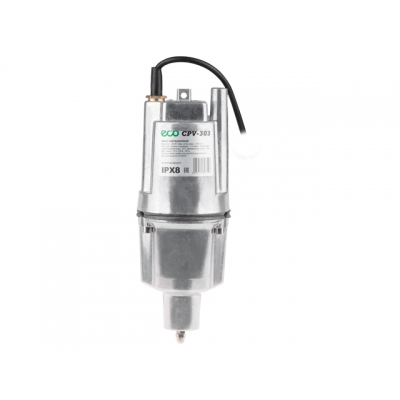 Насос вибрационный ECO CPV-303 (300Вт, 1300 л/ч, с питающ. пров. 10м, нижн.забор воды, аналог насоса Ручеек)