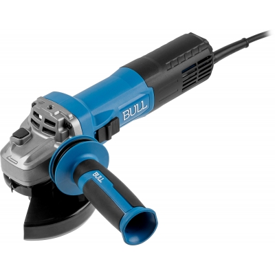 Одноручная углошлифмашина BULL WS 1211 в кор. 125 мм, 1000 Вт, плав. пуск., рег. об, конст. эл.