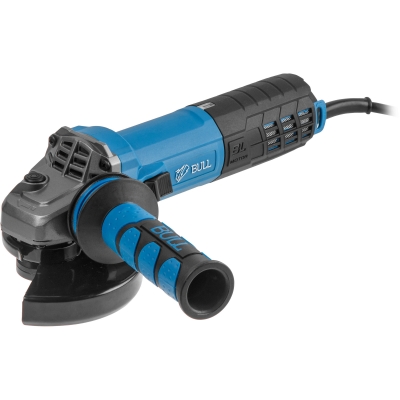 Одноручная углошлифмашина BULL WS 1217 в кор. БЕСЩЕТ., рег. об., 125 мм, 1600 Вт, плав. пуск., 4 м