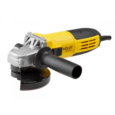 Одноручная углошлифмашина MOLOT MAG 1209-1 в кор. (850 Вт, диск 125х22 мм, 11000 об/мин, бронированный ротор, игольчатый подшипник)