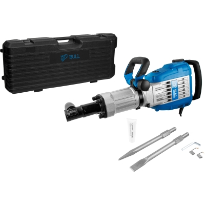 Отбойный молоток BULL SH 1502 1700 Вт, 55 Дж, HEX 30, конст. электр., 1650 уд/мин