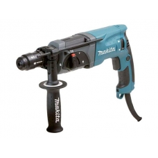 Перфоратор MAKITA HR 2470T в чем. (780 Вт, 2.7 Дж, 3 реж., патрон SDS-plus, вес 2.4 кг)