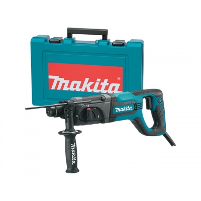 Перфоратор MAKITA HR 2475 в чем. (780 Вт, 2.7 Дж, 3 реж., патрон SDS-plus, вес 3.0 кг)