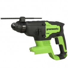 Перфоратор Greenworks GD24SDS2K5 24V (2,0 Дж) аккумуляторный, с АКБ 5 А/ч и ЗУ