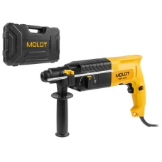 Перфоратор MOLOT MRH 2426 в чем. 650 Вт, 2.6 Дж, 24 мм. (3 реж., патрон SDS-plus)