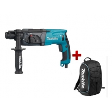 Перфоратор MAKITA HR 2470 в чем. + АКЦИЯ рюкзак (Рюкзак PGH-190100 в ПОДАРОК!)