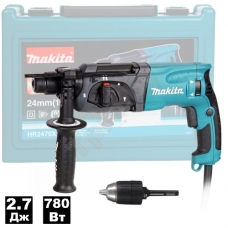 Перфоратор HR2470X19 (HR 2470 X19) + быстрозажимной патрон в ПОДАРОК! MAKITA