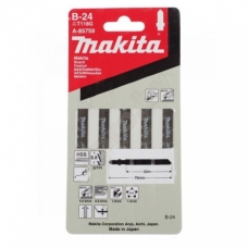 Пилка для лобзика В-24 по металлу (5 шт) MAKITA (A-85759)