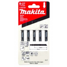 Пилка для лобзика B-27 по металлу (5 шт) MAKITA (A-85787)